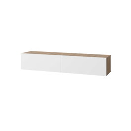 Hanah Home Francy 135 Soporte de TV Roble zafiro y blanco